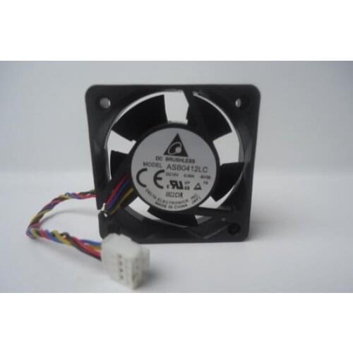 Original Delta ASB0412LC DC 12V 0.06A 4CM 4015 4-line PWM Temperature-controlled Cooling Fan