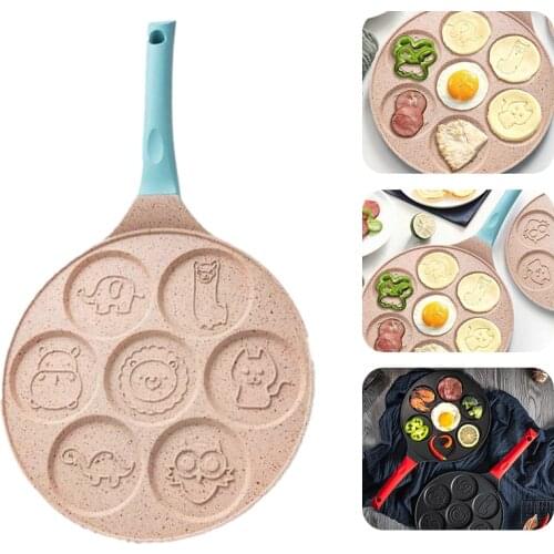 Fried Egg Burger Pan Fried Pan Stove Cooker Breakfast Pots for Kitchen Cooking Pot Tool Household Egg Cooker Gas Pans