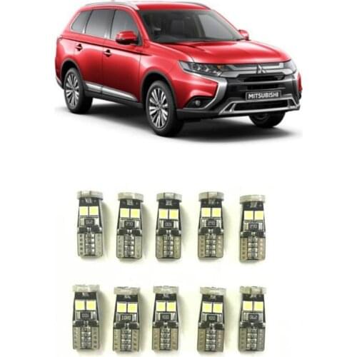 Canbus w5w Led interior lights For mitsubishi asx lancer outlander l200 lancer 10 Canter Grandis Pajero I-Mie Space CARISMA Colt