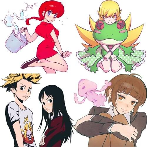 Three Ratels CDM291 Ranma Japanese Anime wall stickers car windshield sticker skateboard decal