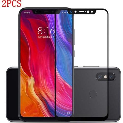 2PCS Full Glue 3D Tempered Glass For Xiaomi Redmi Note 6 Pro Full Cover Protective film Screen Protector For Redmi Note 6 Pro