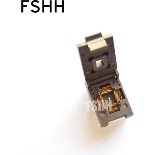 DFN56 MLF56 QFN56 WSON56 IC Test Socket(Flip test seat) Size=8x8mm Pitch=0.5mm