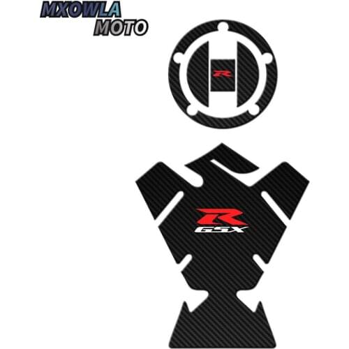 Motorcycle 3D carbon fiber tank fish bone decoration stickers Fit for GSXR 600 750 1000 K1 K3 K4 K5 K6 K7 K8 K9