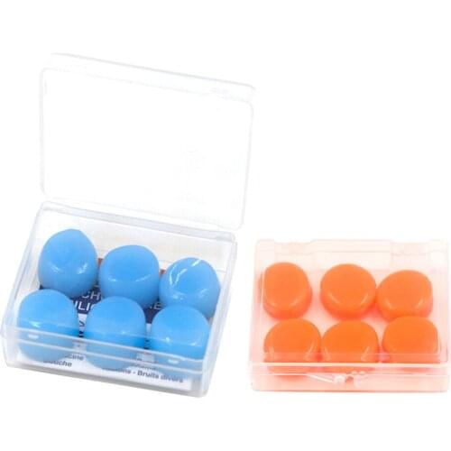 Soft Swimming Earplugs Water Protection Ear Plug Waterproof Soft Silicone Swim Dive Supplie Water Sports Accessories
