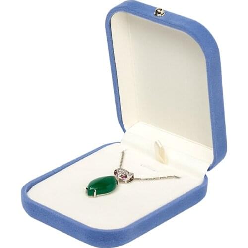 New Listing Whole Sale 2020 Novel Blue Velvet Series Set Box ring Pendant Bracelet Watch for Tasteful Lady