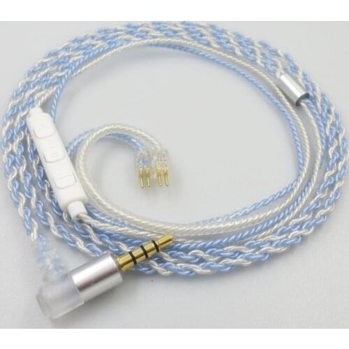 Diy earphone upgrade cable for se535 IE80 TF10 UE18 JH1964 W4R IM50 IM70 0.78MM 0.75MM