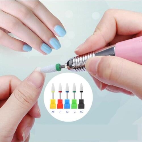Profession Milling Cutter Manicure Ceramic Nail Drill Bit Electric Dill Manicure Machine Mill Cutters Removing Nail Gel Polish