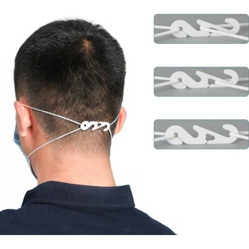 Anti-Slip Ear Protection Hook for Mask Extension Belt Buckle Bandage Rope Mini DIY Supply for Holder Convenient Cozy Accessory