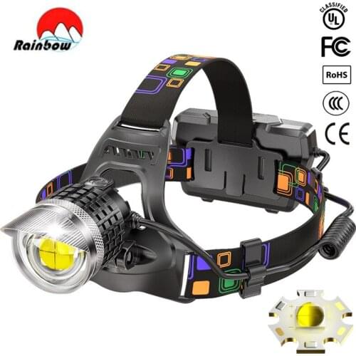 XHP160 Most Powerful Led Headlamp XHP90.2 Super Bright Headlight USB Rechargeable Head Lamp Fishing Zoomable Head Torch Light