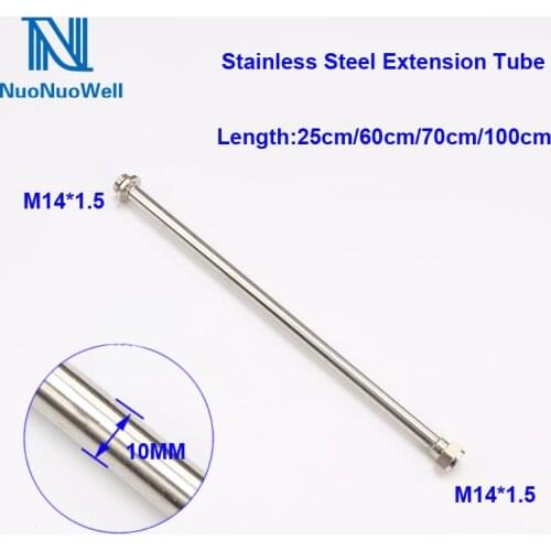 NuoNuoWell Agriculture Electric Sprayer Machine Fittings Spray extension Rod Stainless Steel 1Pcs-pack 1/4'' Connector