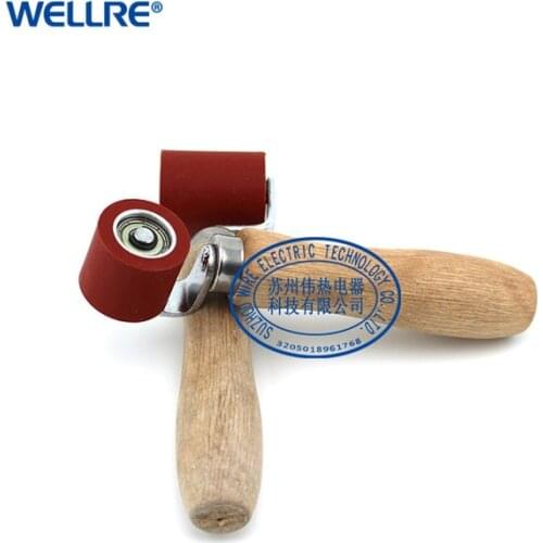 40mm Silicone Ball Bearing Pressure Seam Rollers red Silica gel pressure roller for Hot Air Plastic welding gun