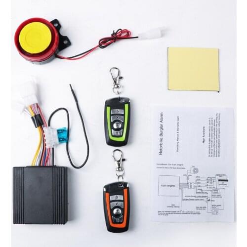 12V Car Security Alarm System Motorcycle Bike Scooter Remote Control Anti-theft