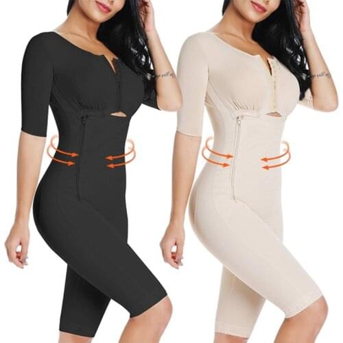 Womens Full Body Shapewear Bodysuit Post Surgery Compression Garment Firm Control Body Shaper Waist Trainer Slimming Underwear