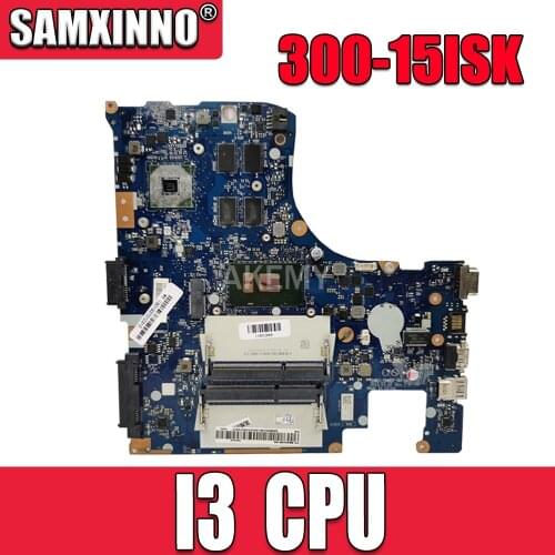 15.6 inch for Lenovo 300-15ISK notebook motherboard BMWQ1 BMWQ2 NM-A481 CPU i3 6100U GPU R5 M330 2G 100% test work free shipping