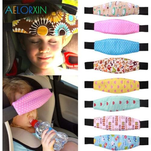 2Pcs/Lot Baby Stroller Head Support Car Safety Seat Sleep Positioner Stroller Fastening Belt Adjustable Strollers Accessories