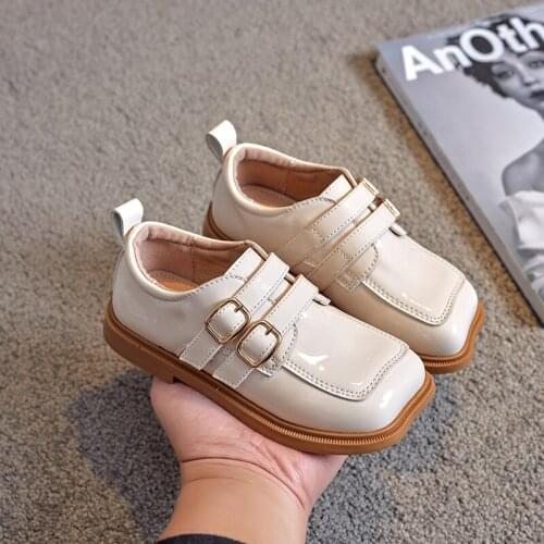 2021 Princess Shoes For Baby Girl Boys Party Dress Autumn Children Shoes Fashion Patent Leather Kids Shoe 1 2 3 4 5 6 Years Old