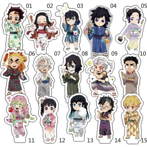 Anime Demon Slayer Kimetsu no Yaiba Kamado Tanjirou Kamado Nezuko Acrylic Stand Figure Model Desk Decor Toy Gifts