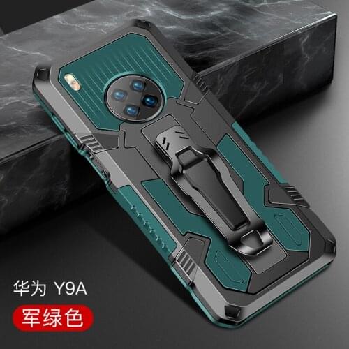 Armor Case For Huawei Y9A 2020 Case FRL-22 FRL-23 Shockproof Belt Clip Holster Cover For Huawei Y9A Y 9A Coque Funda capa