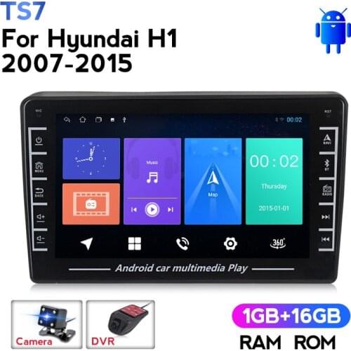 Android Car Radio Multimedia Video Player Navigation GPS No 2 Din DVD for Hyundai H1 Grand Starex 2007 2008 2009-2015 Camera