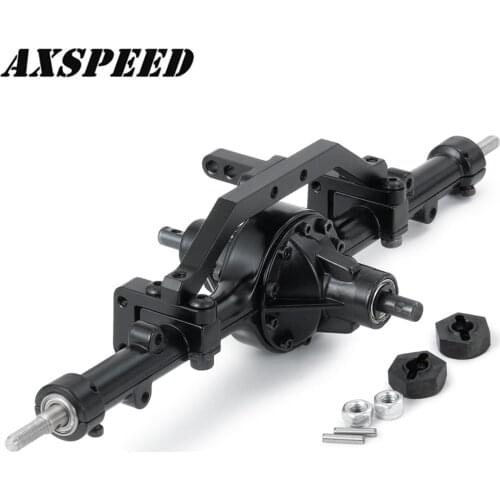 AXSPEED D90 Metal Axle Complete Middle Axle for 1/10 RC Crawler Truck Rock Car D90 Upgrade Axles Parts