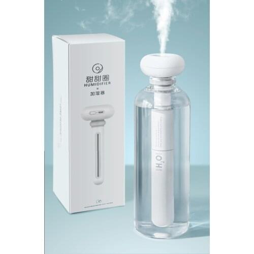 White Dismountable Doughnut Air Humidifier for Home Office Portable USB Aroma Diffuser Car Mist Maker Ultrasonic Humidifiers