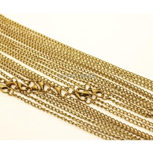 Bronze color Thick Necklace Chain 80CM , 50 pcs/lot