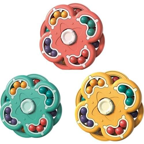 Kids Decompression Toy Magic Bean Ball Rolling Ball Decompression Cube Building Block Toy Adult Educational Toy