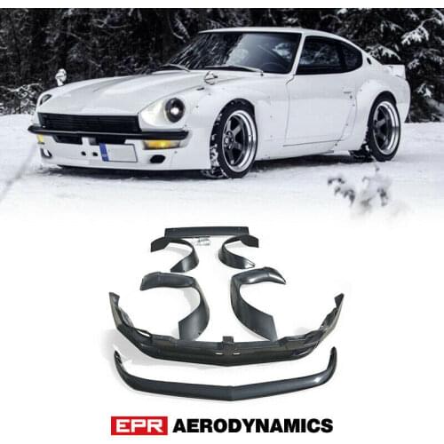 For Nissan Fairlady 1970-1973 Datsun 240Z (S30) PD Type RB Style FRP Fiber Unpainted Full wide body kit Exterior accessoriess