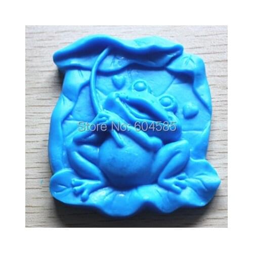 Soap mold/handmade soap mold/silicone mold/candle die/silica gel soap die cute little frog