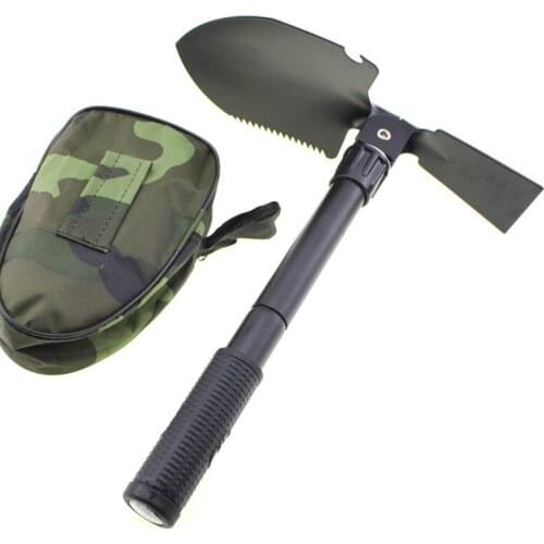 Camping Tools Engineer Shovel/Multi-function Folding Shovel Small/Square Pickaxe Hoe Camping Shovels