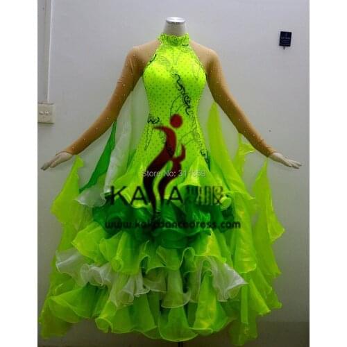 KAKA DANCE B1421,New Dance Wear Ballroom Standard Dance Dress,Waltz Competition Dress,Women,Ballroom Dance Dress