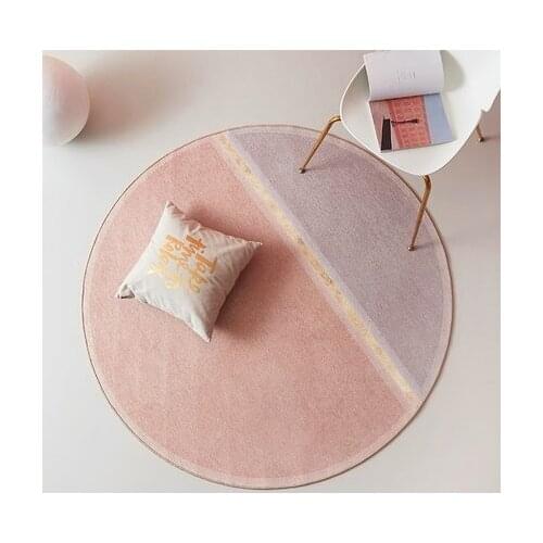 Hairless Carpet Girl Pink Living Room Bedroom Red Tatami Soft Mat