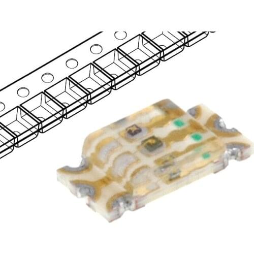 KPTF-3216PBVGSURKC kingbright 3.2x1.6 1206 RGB RGB tri-color