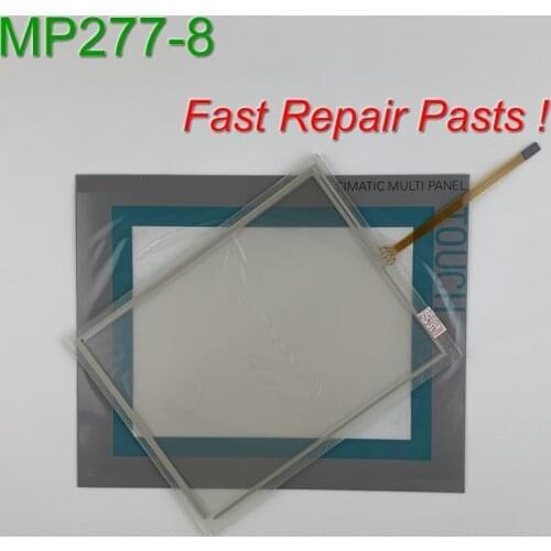 MP277-8 6AV6643 6AV6643-0CB01-1AX1 Touch Screen Glass+Protective Film for SIMATIC HMI Panel repair~do it yourself,Have in stock