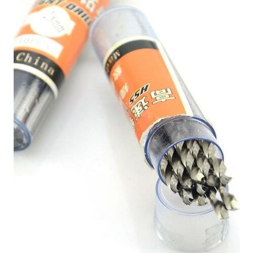 50pcs 0.6/0.8/1/1.5/2mm Hss Twist Drill Bit Set Tiny Very Small Micro Model Craft Drill Bits Plastic/Metal/Wood Drilling
