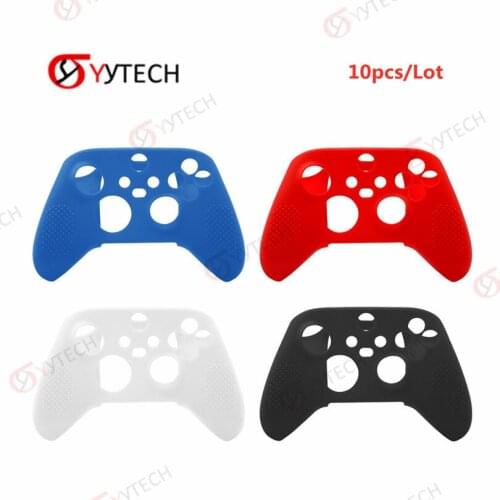 YYTECH 10Pcs/Lot Non-Slip Protective Housing Case Skin Silicon Case for XBOX Series X Game Controller Accessories