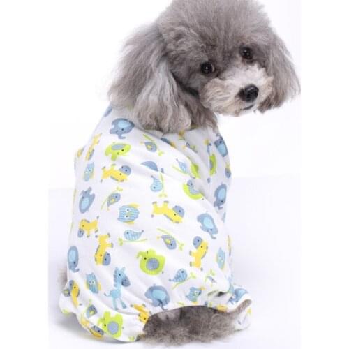 Pet Dog Clothes Dog Pajamas Cat Pyjama Pet Jumpsuit For Small Dogs Sleepingwear Warm Cat Clothing Cat Coat Yorkshir Shirt
