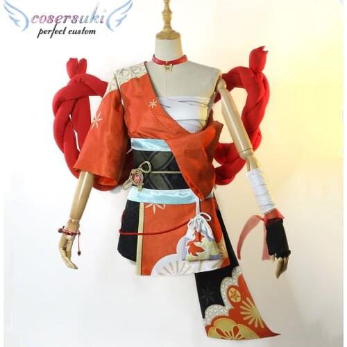 Hot Game Genshin Impact Yoimiya Cosplay Costume Carnival Halloween Women Christmas Costume