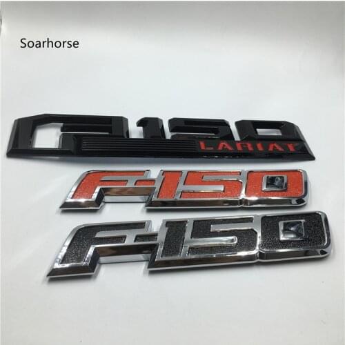 Soarhorse NEW For 2009-2014 Ford F150 F-150 Tailgate Trunk Emblem Nameplate Decal Lariat Platinum