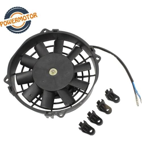 Universal Motorcycle Cooling Fan 8in 12V 80W Car Air Conditioner Condenser Cooling Fan Radiator For 150CC 200CC 250CC ATV Quad