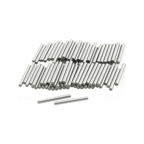 100 Pcs Stainless Steel 1.6mm x 15.8mm Cylinder Dowel Pins Fasten Elements
