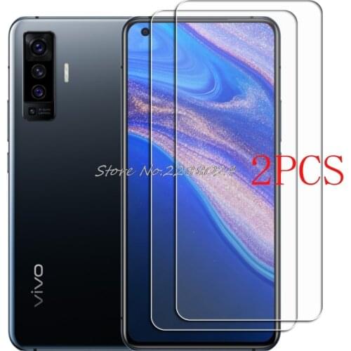 2PCS for Vivo X50 6.56" Tempered Glass Protective FOR Vivo X50 5G Screen Protector Film phone Cover