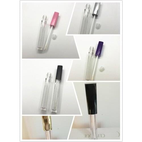 100PCS Empty Cosmetic Lip Gloss Tube Plastic Lipgloss Container Clear Lip Gloss Bottle Lip Balm Containers For Cosmetics