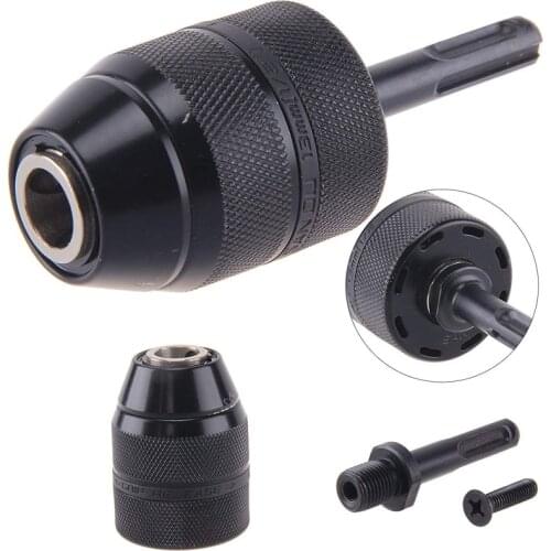 Drill Chuck Adapter, 2-13mm 1/2-20UNF Mount Heavy Duty Professional Converter Tool with SDS Plus Shank Adaptor T3EC