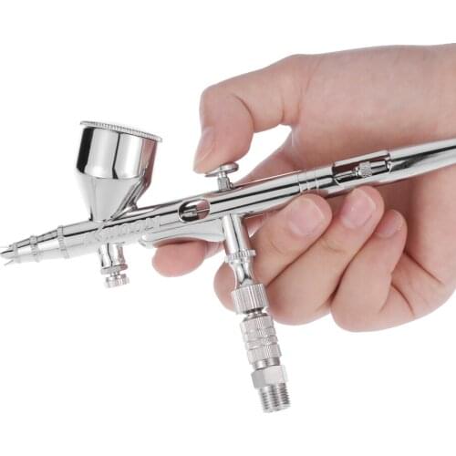 Dual-Action aerografo spray gun Gravity Feed Airbrush Kit Set for Art Craft Model Body Nail Air Brush 0.2/0.3/0.5mm 9cc