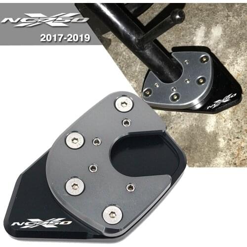 For HONDA NC750X NC 750X NC750 X 2017 2018 2019 Motorcycle CNC Aluminum Kickstand Sidestand Stand Extension Enlarger Pad