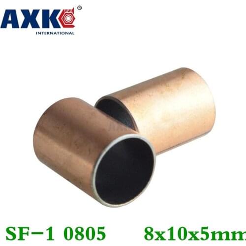Axk 10pcs Sf-1 0805 8x10x5 Mm Self Lubricating Composite Bearing Bushing Sleeve Free Shipping Sf1