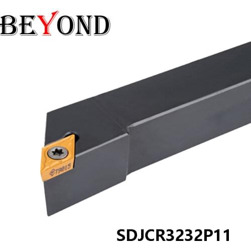 BEYOND SDJCR 3232 Turning Tool Holder SDJCR3232P11 SDJCL3232P11 use Carbide Insert DCMT11 External Lathe Cutter Shank CNC Tools