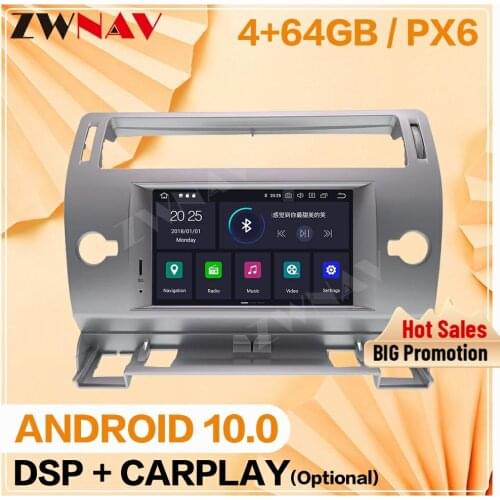 Carplay Android Screen 2005 2006 2007 2008 2009 For Citroen C4 C-Triomphe C-Quatre Multimedia Player Audio Radio Stereo GPS Unit