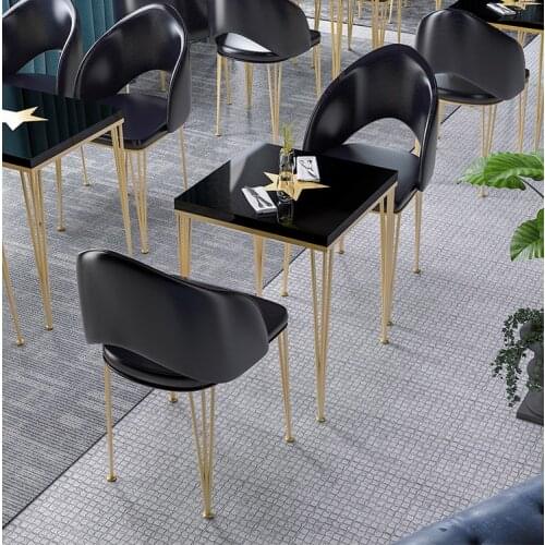 Tea shop bar bar bar high bar table simple home narrow wall table Nordic iron bar table and chair combination